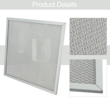 Exaustor ACC187 Filtro Metálico 315 x 276 x 9mm 5 camadas Filtração de Gordura Aluminizada Compatível com Marcas Líderes