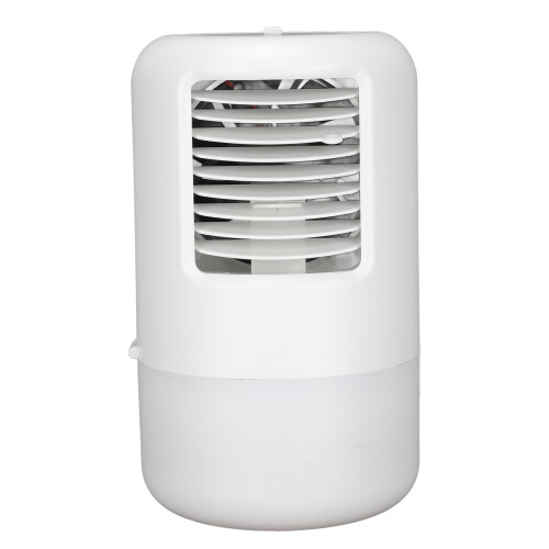 Mini Air Conditioner Quiet Evaporative Cooling Fan With Timer Function And USB Charging Capability For Travelers And Remote Workers 1