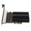 Προηγμένη λύση ψύκτρας M.2NVME σε PCIe προσαρμογέας, διεπαφή Pcie υψηλού εύρους ζώνης 5