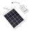 Portable Mini Solar Charger, High Conversion Efficiency Polysilicon Solar Panel For Outdoor Adventures, 3W Maximum Power 5V Working Voltage, 3