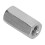 20Pcs M6 Stainless Steel Hex Coupling Nuts Rust Resistant Connector Silver 9