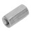 20Pcs M6 Stainless Steel Hex Coupling Nuts Rust Resistant Connector Silver 4