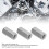 20Pcs M6 Stainless Steel Hex Coupling Nuts Rust Resistant Connector Silver 8