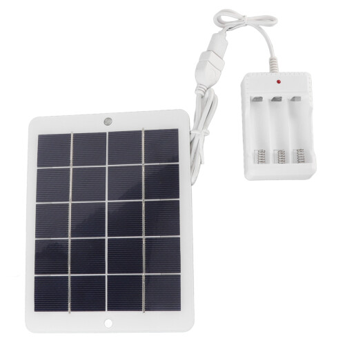 3W 5V Portable Solar Panel Battery Charger, 16.2x12.3cm 2