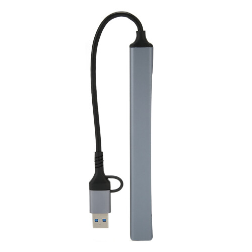 Διανομέας USB πολλαπλών θυρών 3.0 με 7 θύρες, μεταφορά δεδομένων υψηλής ταχύτητας, 1