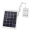 Portable Mini Solar Charger, High Conversion Efficiency Polysilicon Solar Panel For Outdoor Adventures, 3W Maximum Power 5V Working Voltage, 4
