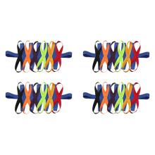 4X Children's Walking Ropes for Preschool Daycare School Kids Outdoor Colorful Handles for to 12 Children 2 Teachers