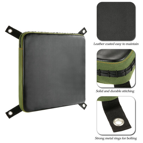 2X Sacco da Boxe Quadrato in Schiuma Focus Target Wall Punch Bag Solid Wall Fighting Pad 2