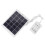 Portable Mini Solar Charger, High Conversion Efficiency Polysilicon Solar Panel For Outdoor Adventures, 3W Maximum Power 5V Working Voltage, 7