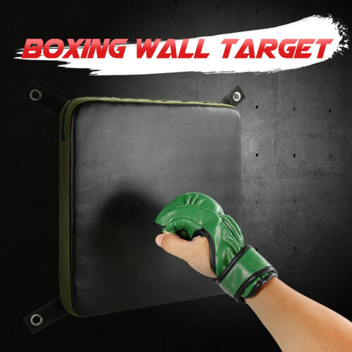 2X Sacco da Boxe Quadrato in Schiuma Focus Target Wall Punch Bag Solid Wall Fighting Pad 1