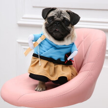 Kostým pre domáce zvieratá pre psa a mačku, zábavné cosplay oblečenie pre domáce zvieratá so stojacim dizajnom a zapínaním na suchý zips,