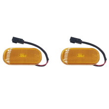 2X Auto Halogen Turn Signal Side Light Lamp for Transit MK8 2014 - 2018 BK31-15442-CB