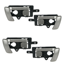 4X Left +Right Side Interior Inner Door Handle for 2007-2012  Santa Fe with Gray Knob 82610-2B010 82620-2B010