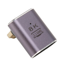 HDMI prepojovací predlžovací kábel samec-HDMI 2.1 samica, pozlátené kontakty, strieborný tienený kryt, podpora 8K 60Hz UHD, predlžovací