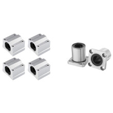 4x Linear  Bearing Slide Block Units, 16mm Bore Dia(SCS16UU) & 2x Flange Linear Motion Bushing  Bearing(LMK16UU)