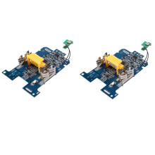 2X Scheda di Protezione Ricarica PCB B18 Batteria Li-Ion BL1830 per Elettroutensile 18V BL1815 BL1860 LXT400 Bl1850