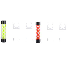 2x 200mm Water Cooling PC Water Tank Computer Water Cooling Tank with G1/4 Thread for PC Computer Cooler (Red&Green)