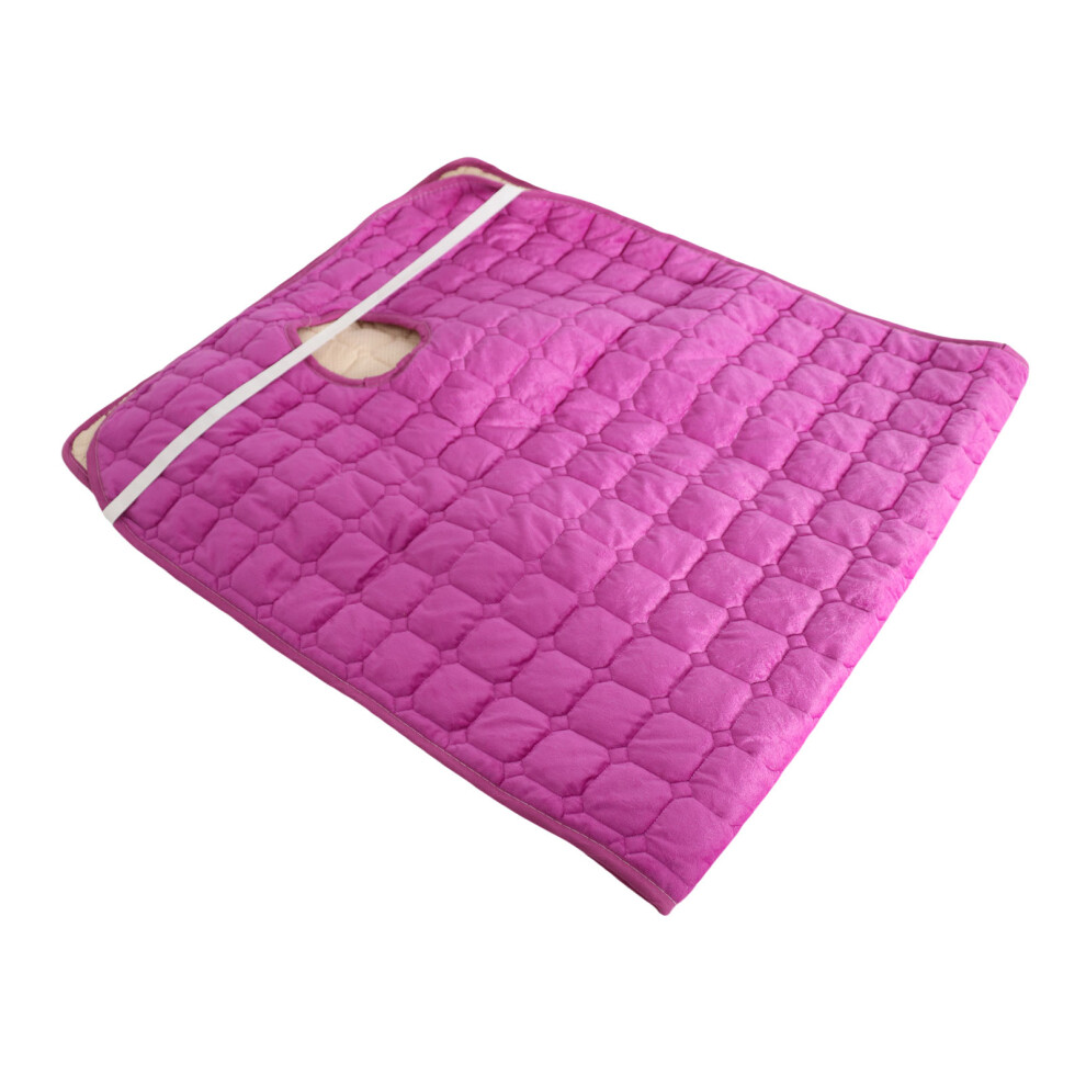 Purple Beauty Salon Bed Mattress 80X190cm Cotton Non-Slip Spa Cushion
