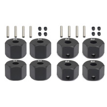 2 Set 12MM Wheel Hex Hub for 1/10 RC Crawler Axial SCX10 Traxxax Trx4 MST RC Car Part,8Mm & 9Mm
