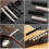 1 Set Guitar Bridge Pins Puller Pulling Remover Extractor Tool & 1 Set Guitar String Tuning Key Pegs/Machine  Knobs 8