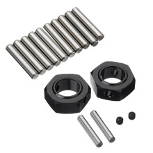 Wheel Joint EA1015 with 10Pcs Pin 3X17mm PN002 for JLB Racing CHEETAH 11101 21101 J3 SPEED 1/10 RC Car Parts Accessories