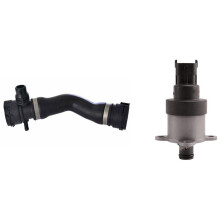 1 Pcs Fuel Pressure Regulator Metering Control Valve & 1 Pcs Upper Radiator Coolant Hose