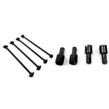 2 Set for 144001 124019 124018 RC Car Upgrades Parts Accessories, Metal Differential Cup & Dog Bone Drive Shaft