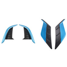 4PCS for 2020 2021 ABS Chrome Fog Light Lamp Bezel Cover Trim Exterior Garnish, Rear & Front