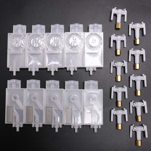 10PCS DX5 Ink Damper for  with 2Pcs JYY Small Ink Pump for 2