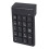 2X Numeric Keypad,18 Keys Wireless USB Number Pad Keyboard with 2.4G  USB Numeric Receiver Black 6