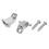 2Pcs Guitar Strap Lock Guitar Belts Buckle Button Thread & 2 Pcs Electric Guitar Roller String Tree String Retainer 9