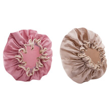 2 Pcs Women'S Waterproof Hat Bathing Long Hair Bathing Headgear Hair Cover Oil Fume Dry Hair Cap, & Champagne