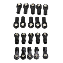 20 Pcs Plastic M4 Rod End Link Linkage Balls Joint for 1/10 RC Car,B & C