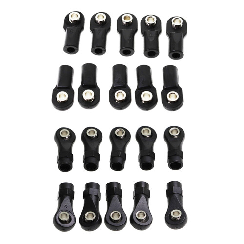 20 Pcs Plastic M4 Rod End Link Linkage Balls Joint  for 1/10 RC Car,B & C