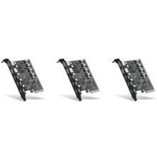3X PCIe Auf USB 3.2 Gen 2 Adapter Karte PCI Express Erweiterung Karte PCI-E Add- Karten Riser für PC Windows 10/8/7 und