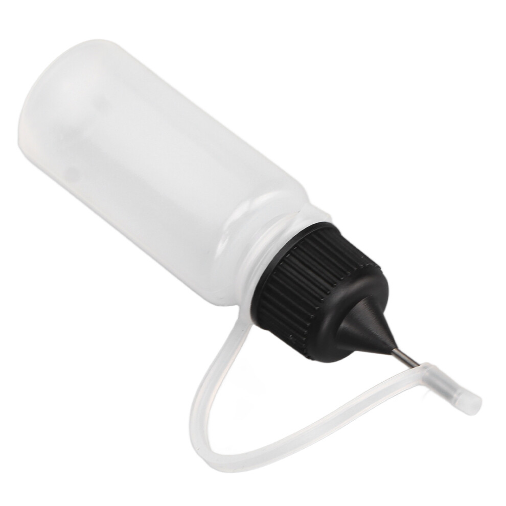 Translucent 10ml Needle Tip Tattoo Ink Bottles 10pcs Squeeze Applicators