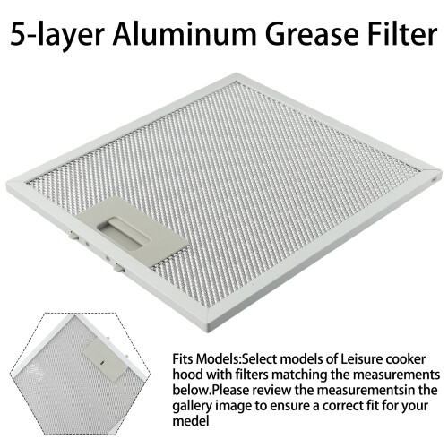 Grease Filter Metal Mesh Extractor Range Hood Vent Filter High Performance Practical Silver Cooker Hood Filters