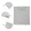 Grease Filter Metal Mesh Extractor Range Hood Vent Filter High Performance Practical Silver Cooker Hood Filters 4