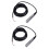 2X Submersible Water 4-20MA Liquid Level Transmitter Sensor Fuel Tank Level Sensor Metal Water Liquid Level Sensor 1