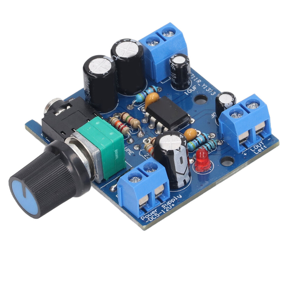 15W Dual Channel Audio Amplifier Board, Dc 5-12V, Volume Control 8461371402527
