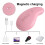 2-in-1 Warming Lactation Massager Pink, 10 Vibration Modes, Waterproof 12
