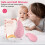 2-in-1 Warming Lactation Massager Pink, 10 Vibration Modes, Waterproof 8