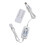 Ventilateur USB réglable, télécommande, câble d’alimentation, commande sans fil 2 en 1, conception 5 niveaux réglables, 4