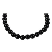 4 Pcs 8mm Round Black Onyx Precious Loose Beads of Semiprecious Stones