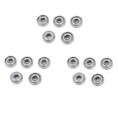 4 x 13 x 5mm Shielded Micro- Small Wheel  Bearings 624Z 15Pcs