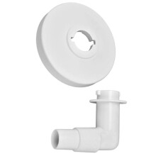 Funktionales Pool-Skimmer-Adapter-Kit kommt in Weiß mit den Maßen 15 cm 5 cm x 12 cm, kompatibel mit SP1096