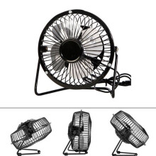 100 % Marke 1-teiliger USB-Lüfter, Mini-Lüfter, faltbar, leichte, drehbare USB-betriebene schwarze Notfälle und Outdoor-Arbeit