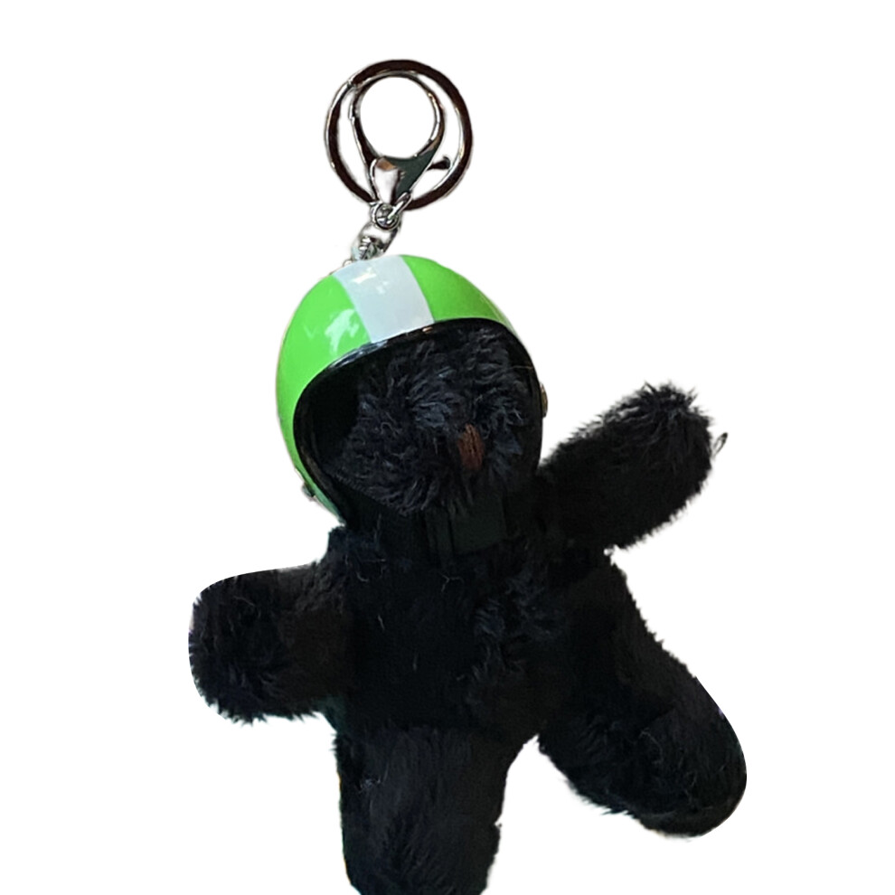 Cute Plush Rabbit Charm Keychain Sweet Pendant Car- Green 7732000840852