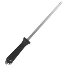 Professional Honing Steel Kitchen Knife Sharpener for Easy Blade Restoration and Scissors