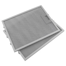 2 pezzi di cappa in acciaio inox Filtri per la cappa Estrattore in metallo Filtro di ventilazione 320x260mm Accessori di sostituzione cucina